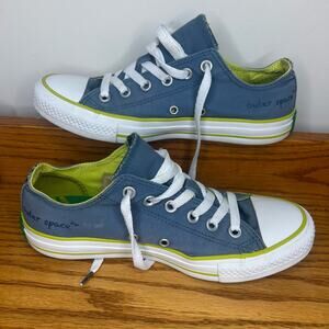 Converse All Star Crayola Kids Size 6 blue sneaker shoe